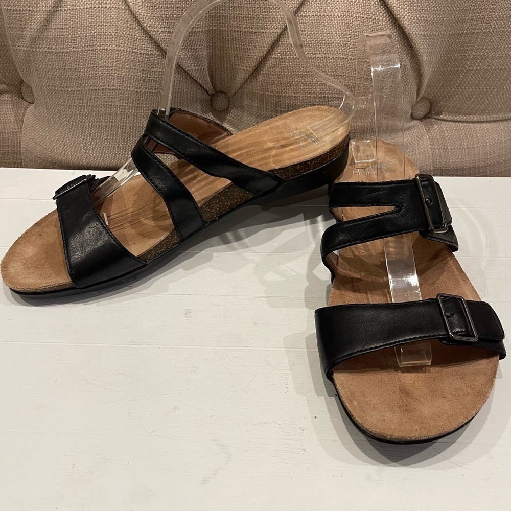 Dansko  Strappy Sandals Womens Shoes Size 41 EU 10.5-11 US Black Leather buckles